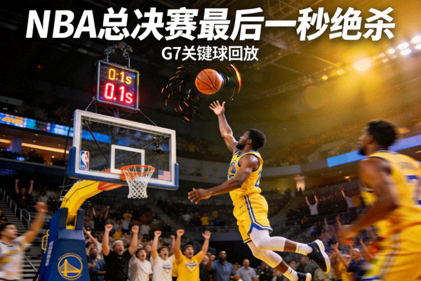 篮球赛事录像视频封面 - NBA总决赛最后一秒绝杀镜头回放
